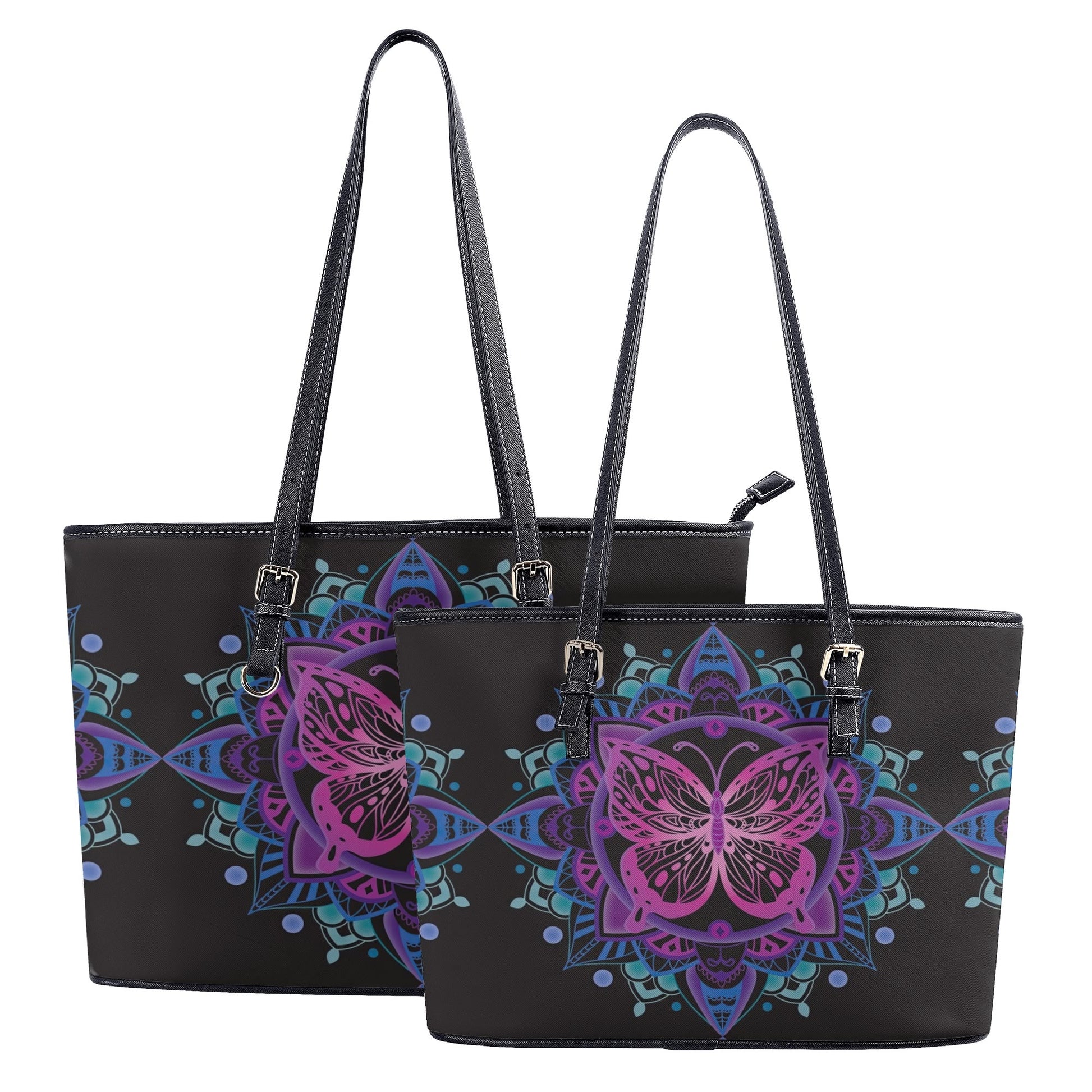 Butterfly Mandala Tote Bag