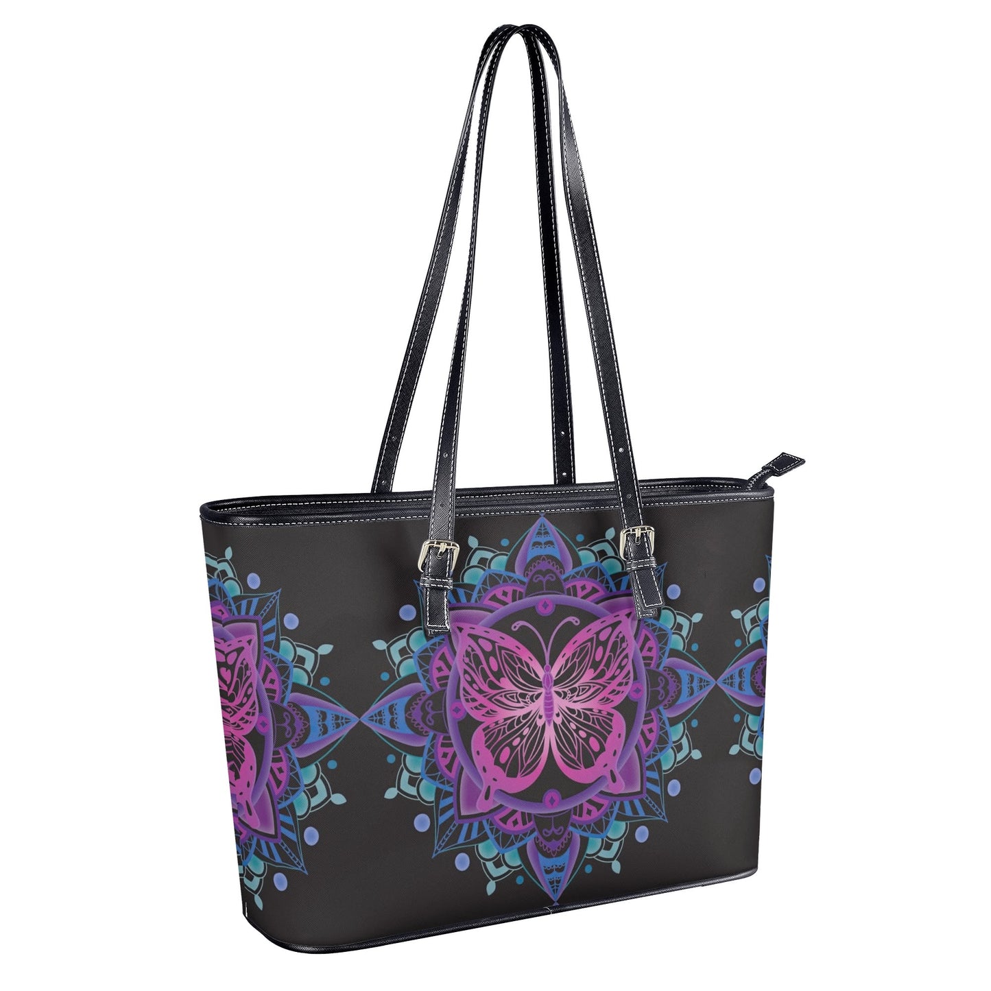 Butterfly Mandala Tote Bag