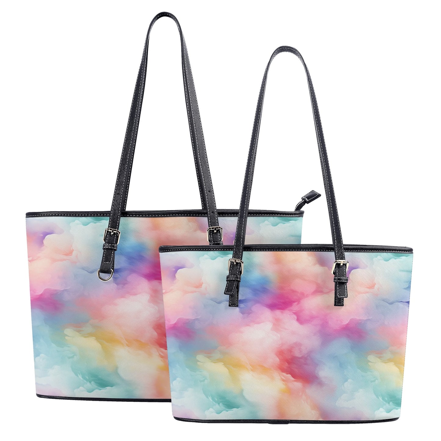Rainbow Clouds Tote Bag