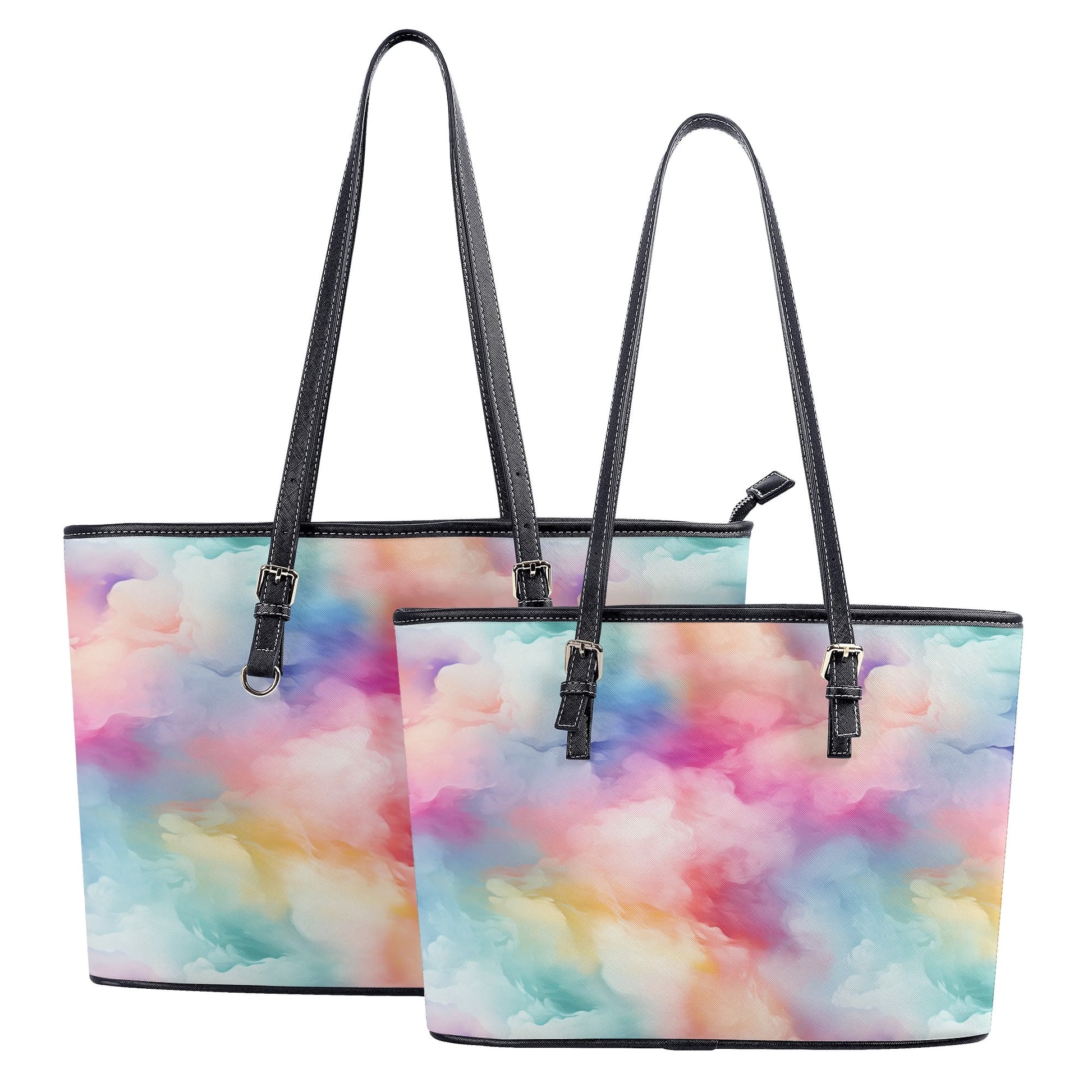 Rainbow Clouds Tote Bag