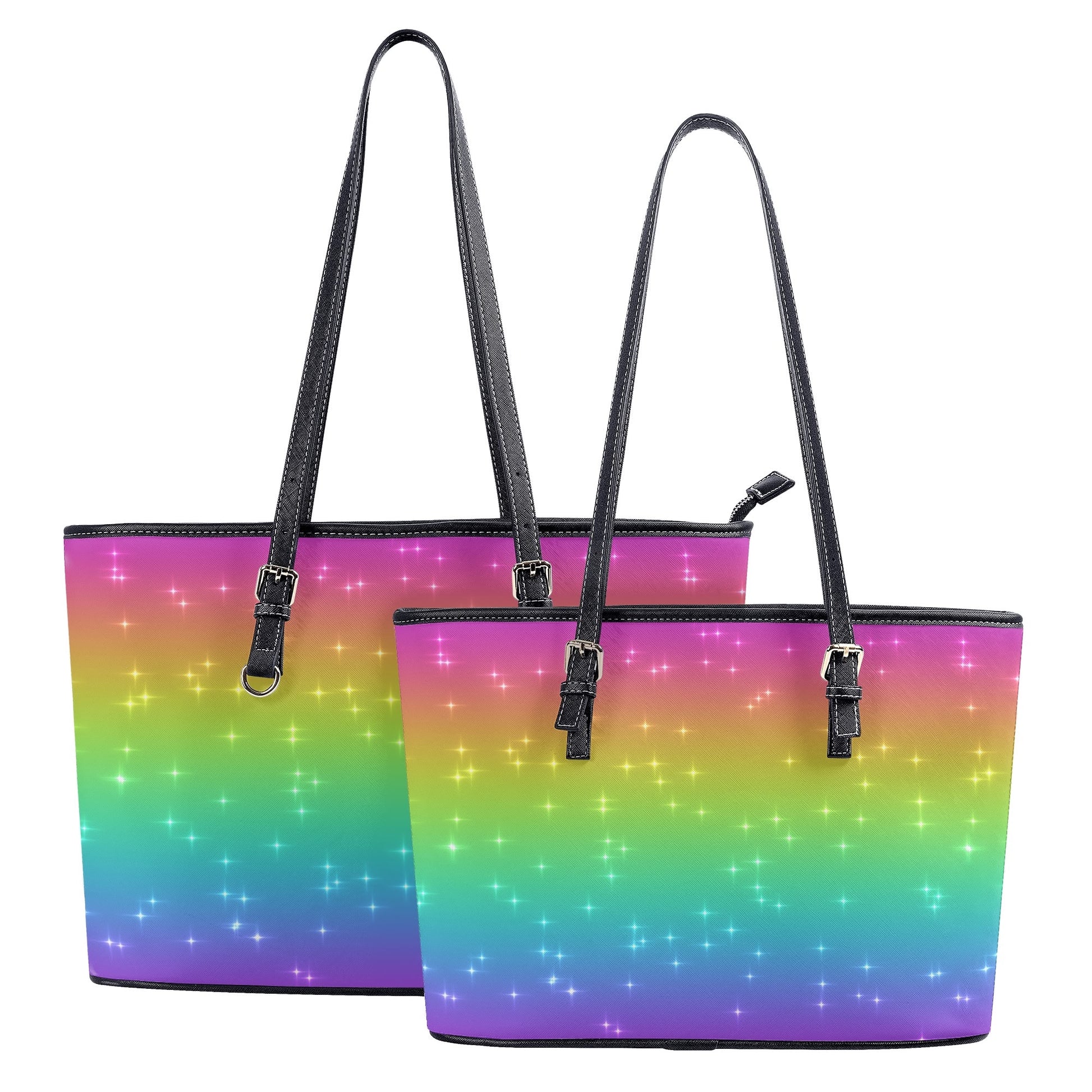 Rainbow Sparkles Tote Bag