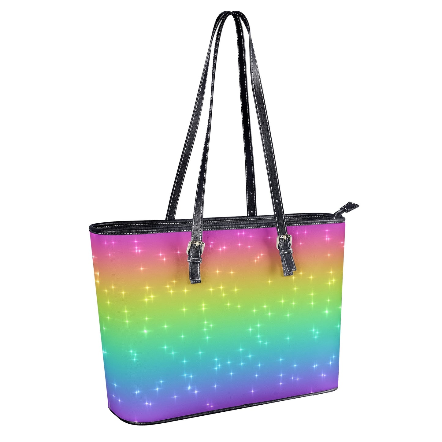 Rainbow Sparkles Tote Bag