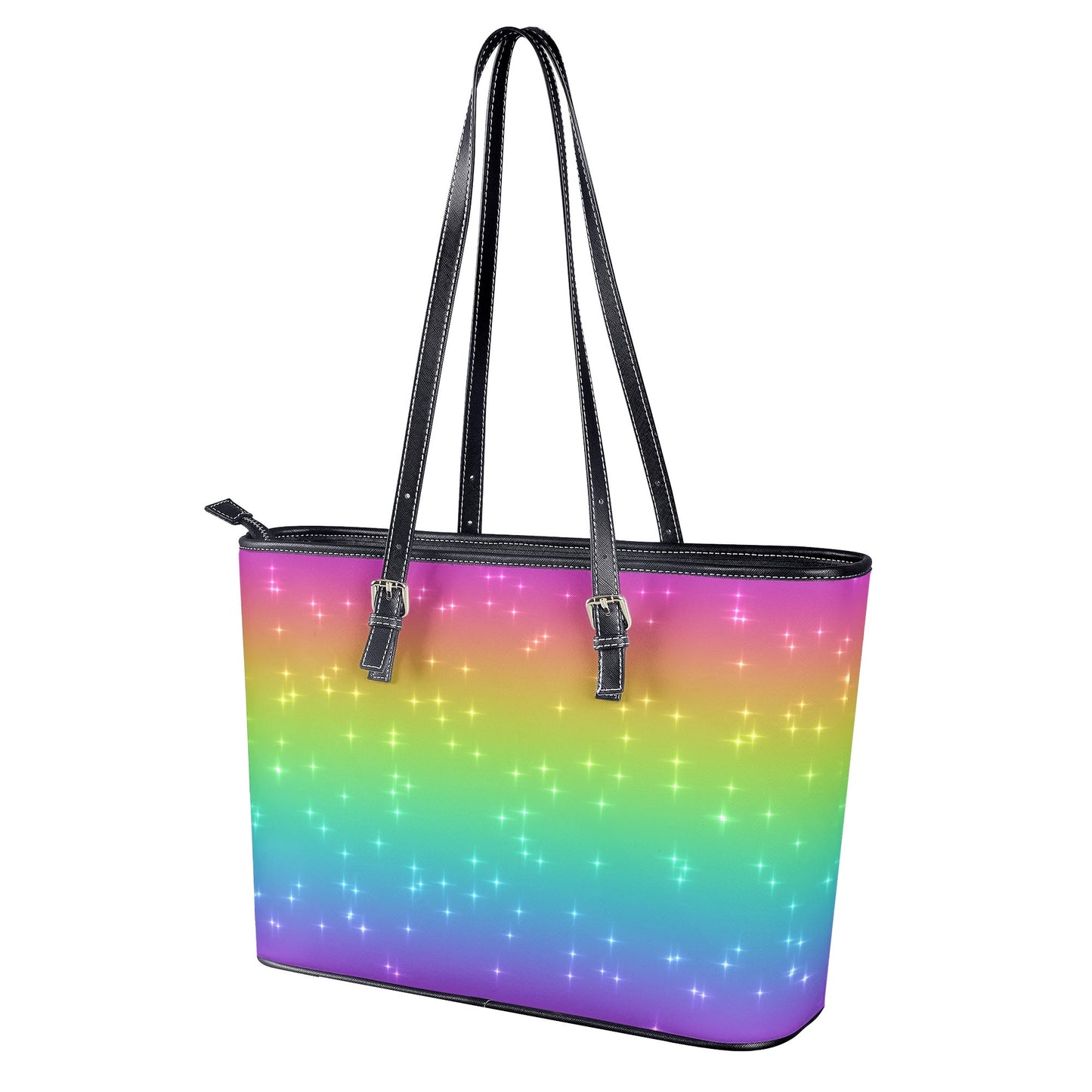 Rainbow Sparkles Tote Bag