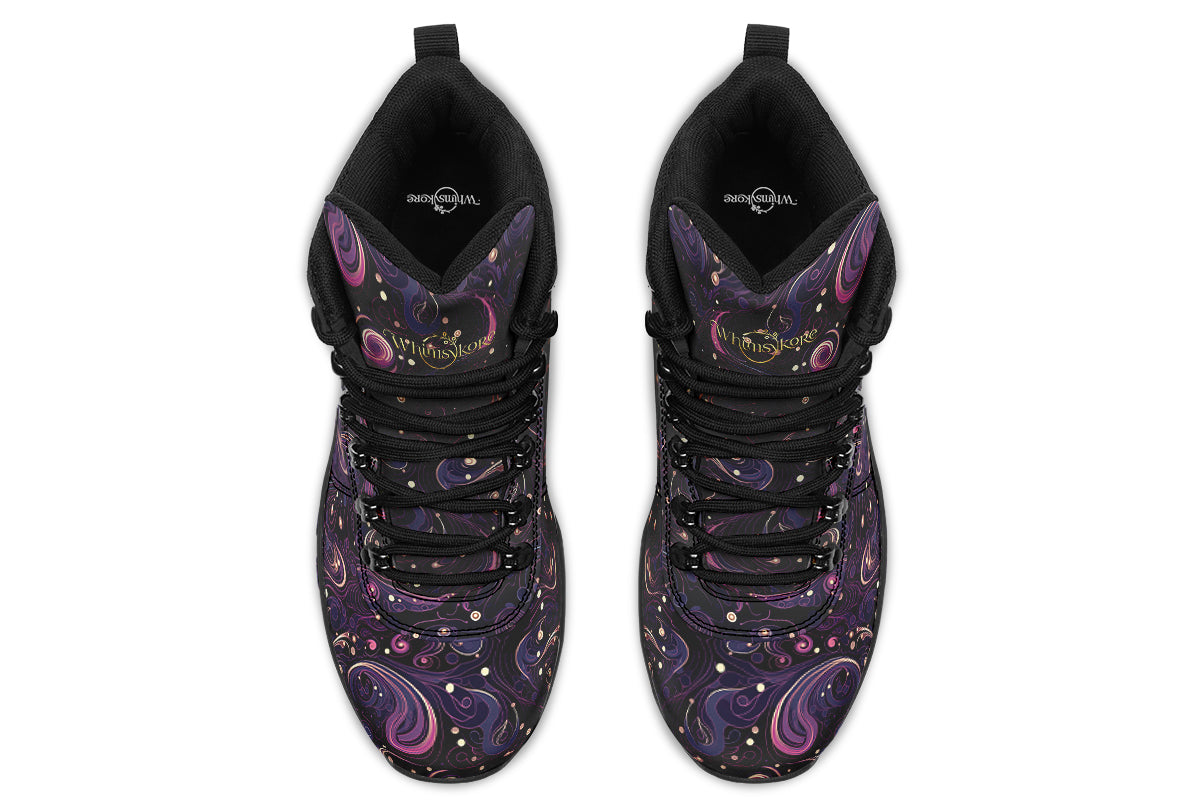 Purple Swirls Active Boots