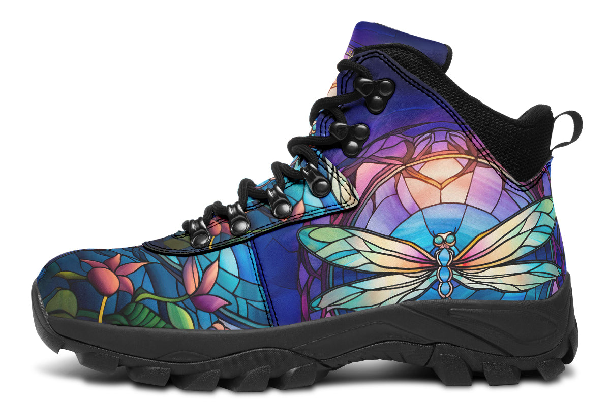 Stained Glass Dragonfly Active Boots