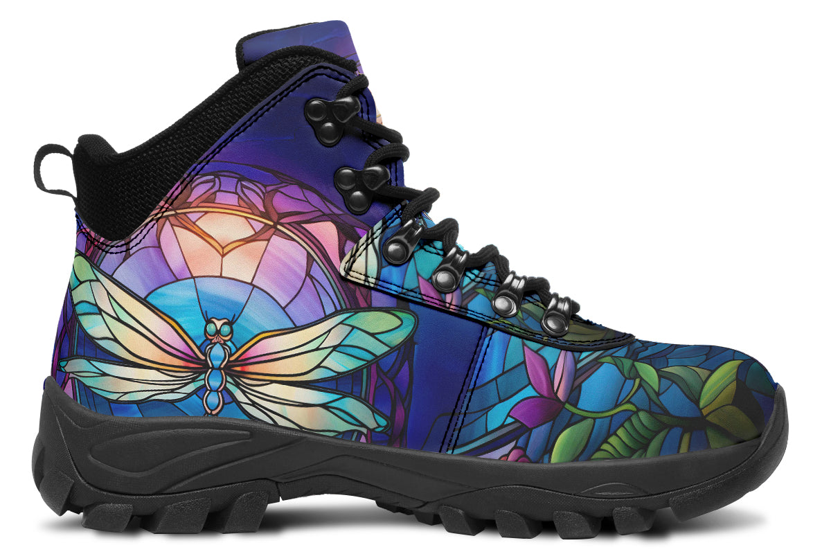 Stained Glass Dragonfly Active Boots