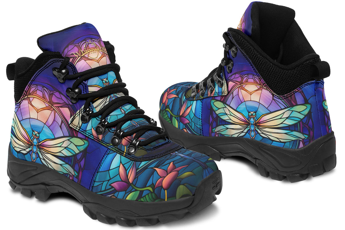 Stained Glass Dragonfly Active Boots