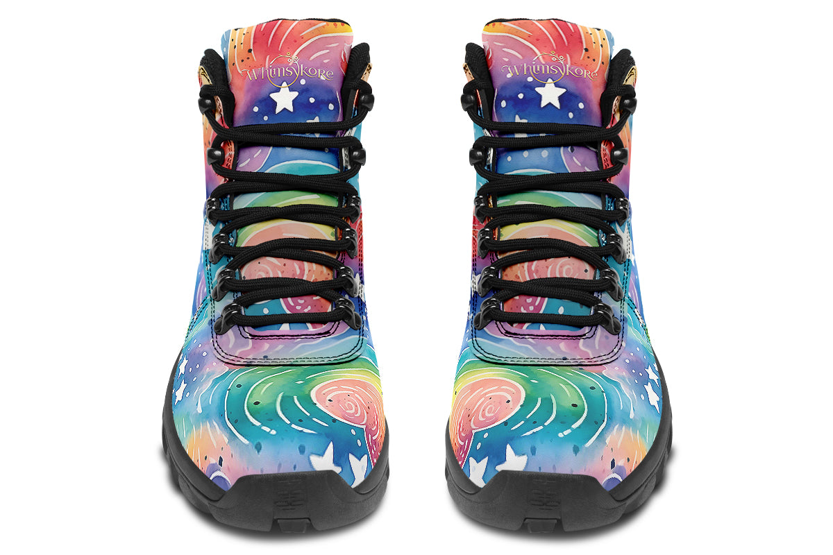 Stars And Swirls Active Boots