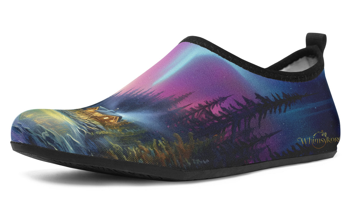 Aurora Borealis Aqua Shoes