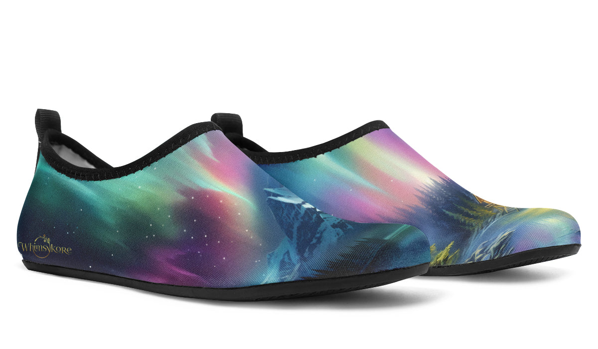 Aurora Borealis Aqua Shoes