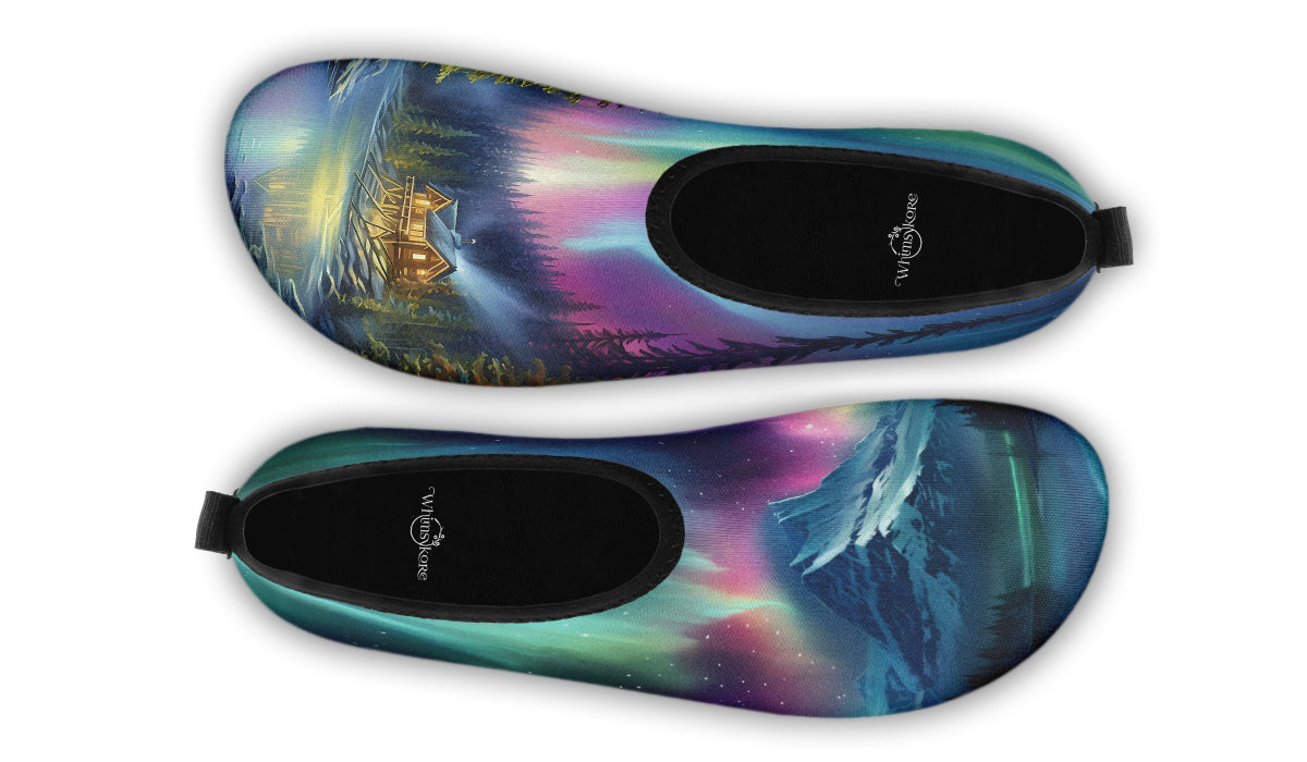 Aurora Borealis Aqua Shoes