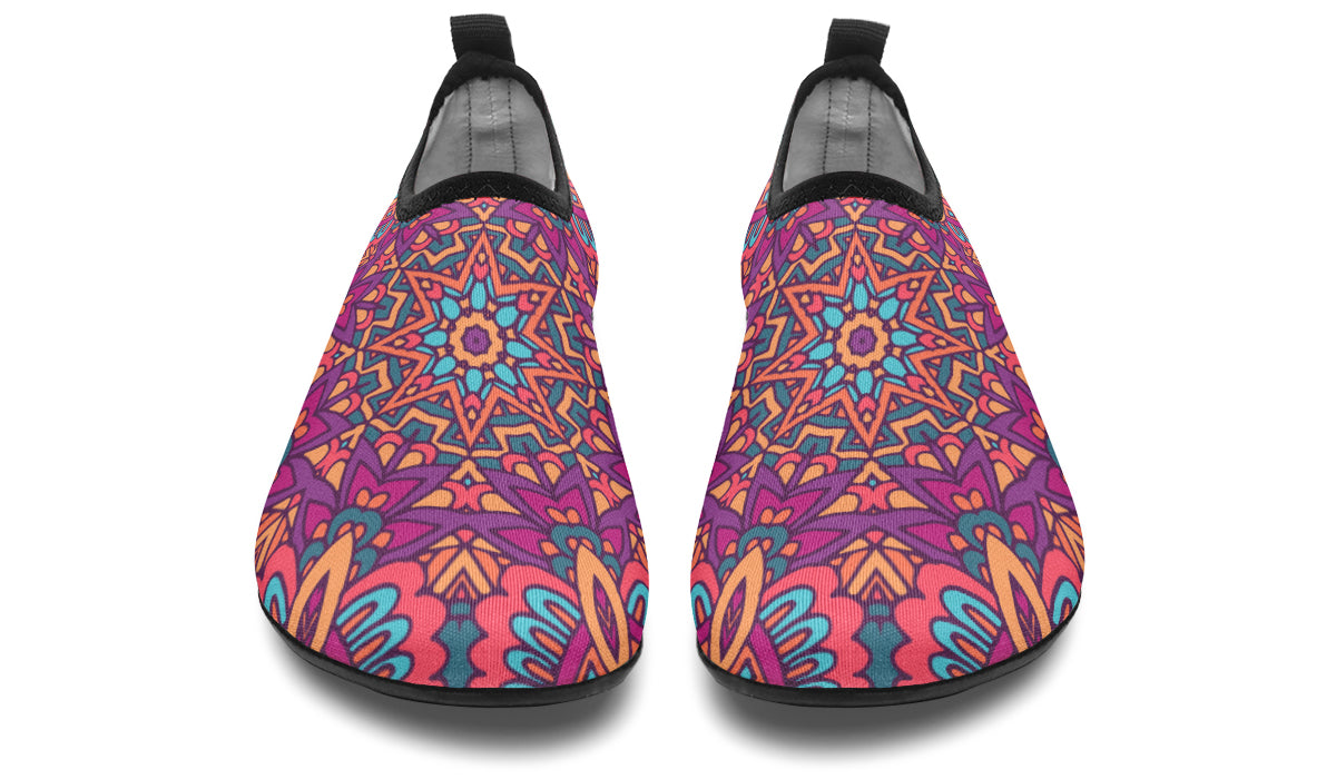 Festive Mandala Aqua Shoes