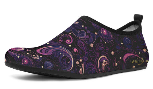 Purple Swirls Aqua Shoes