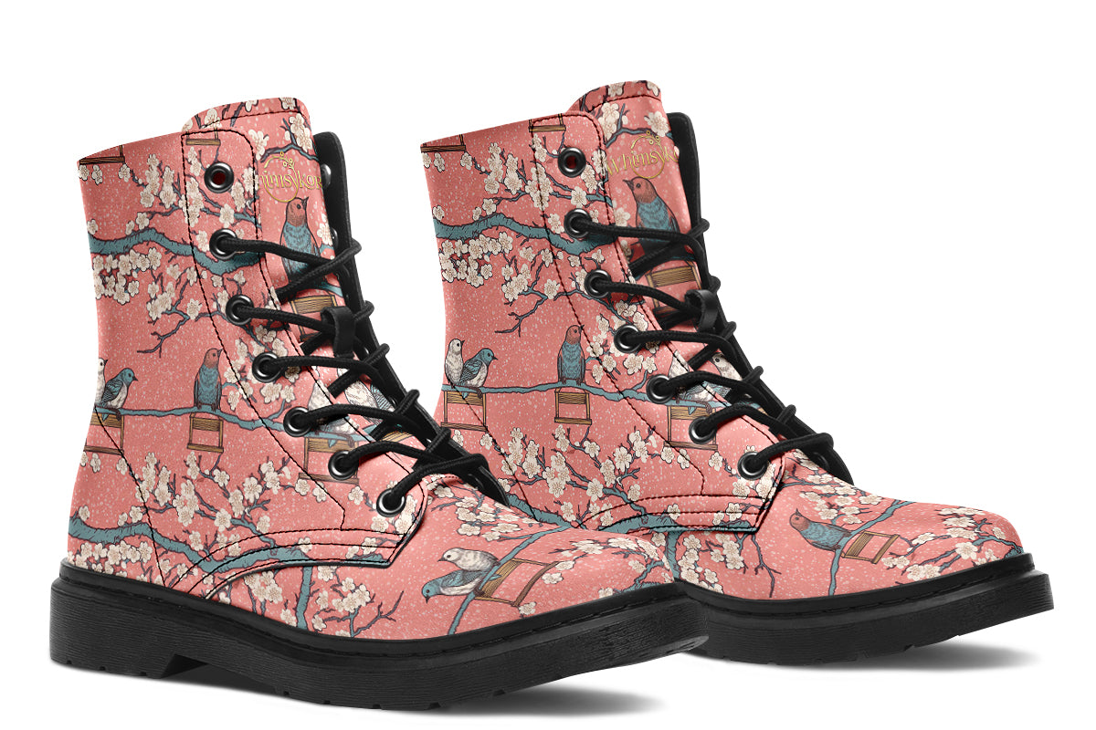 Birds And Blossoms Boots