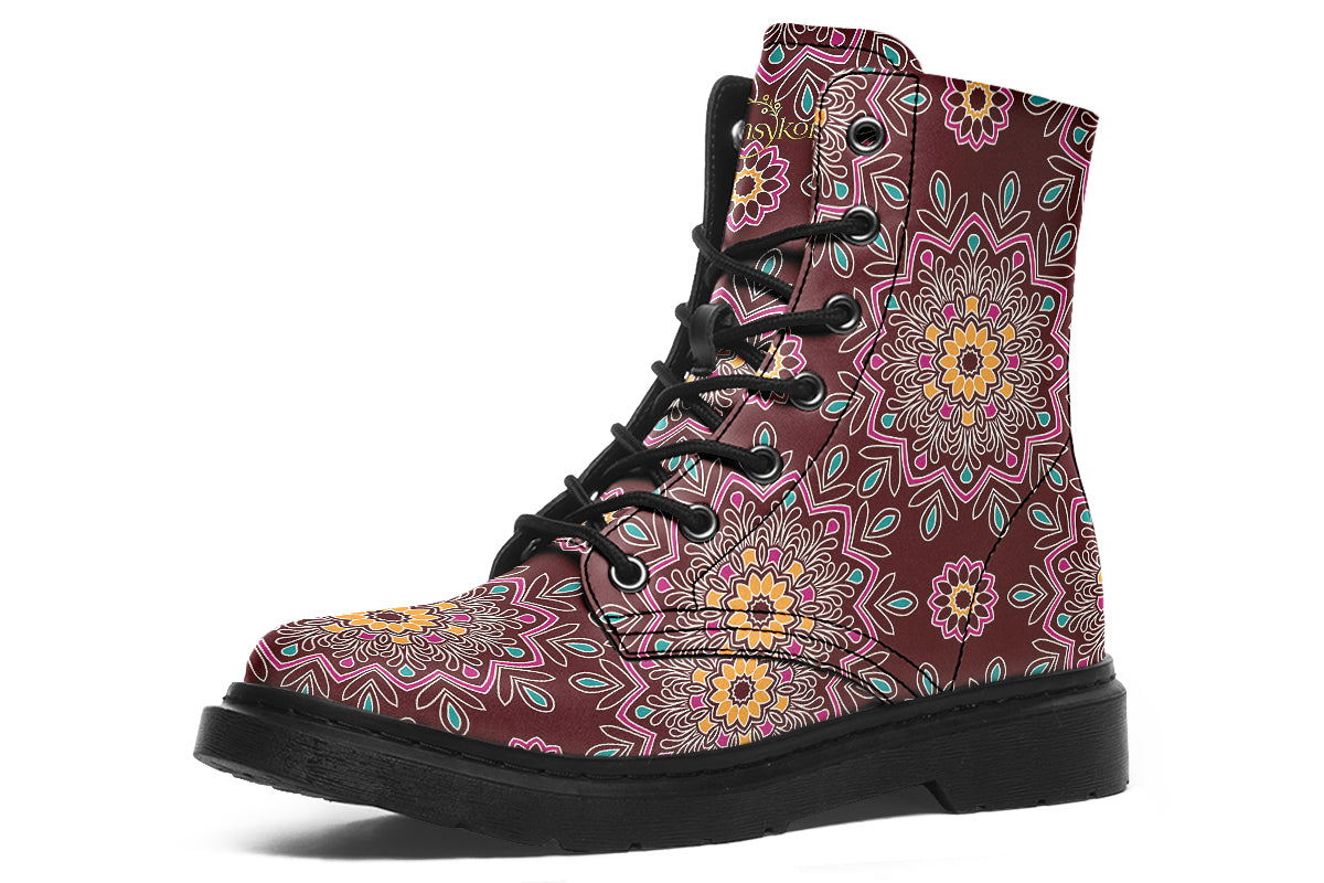 Boho Mandala Boots