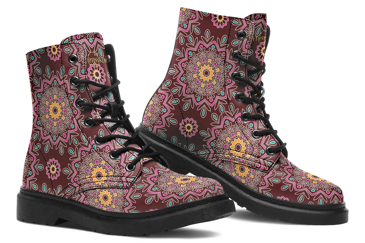 Boho Mandala Boots