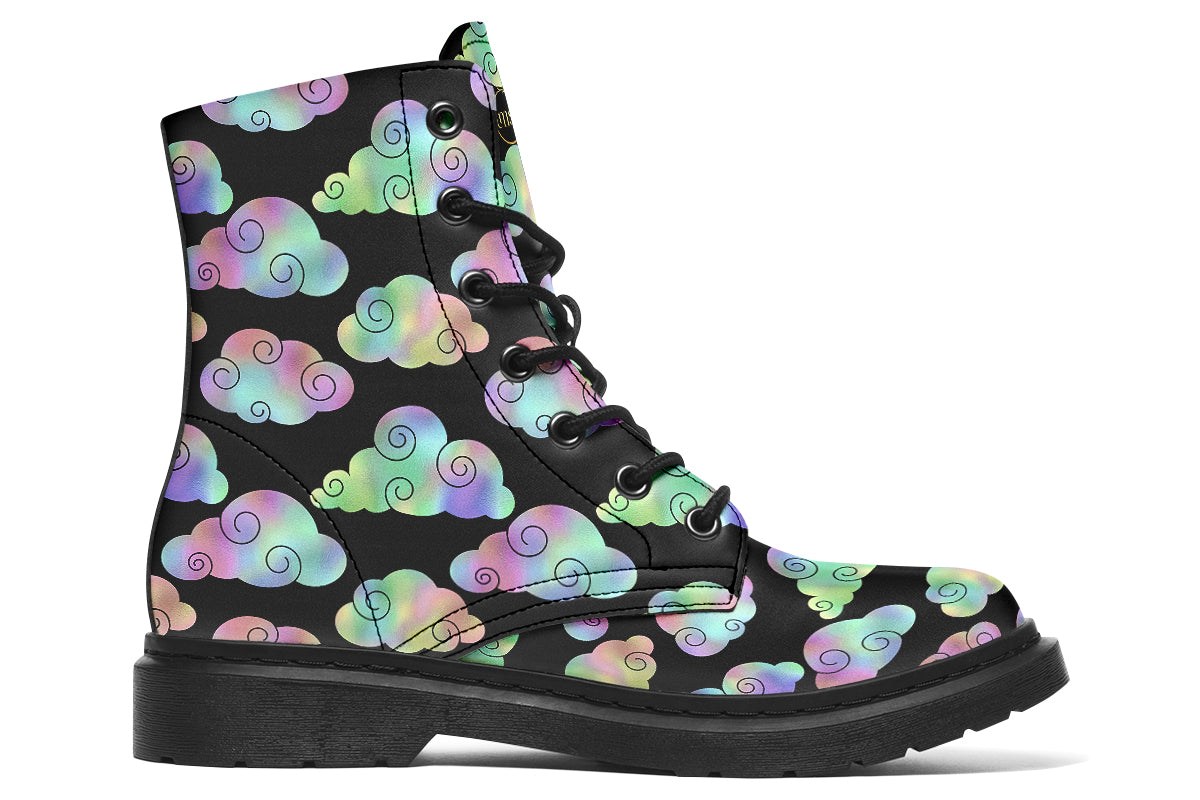 Iridescent Clouds Boots