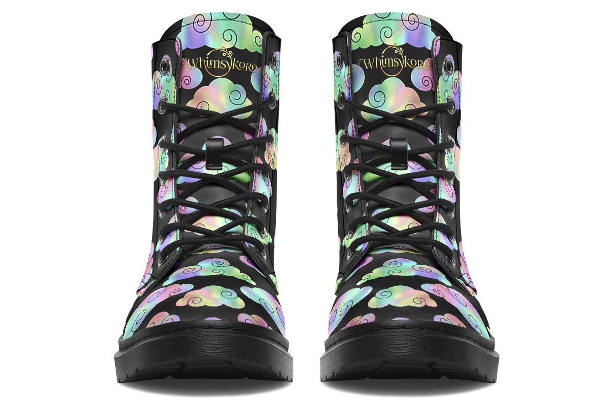 Iridescent Clouds Boots