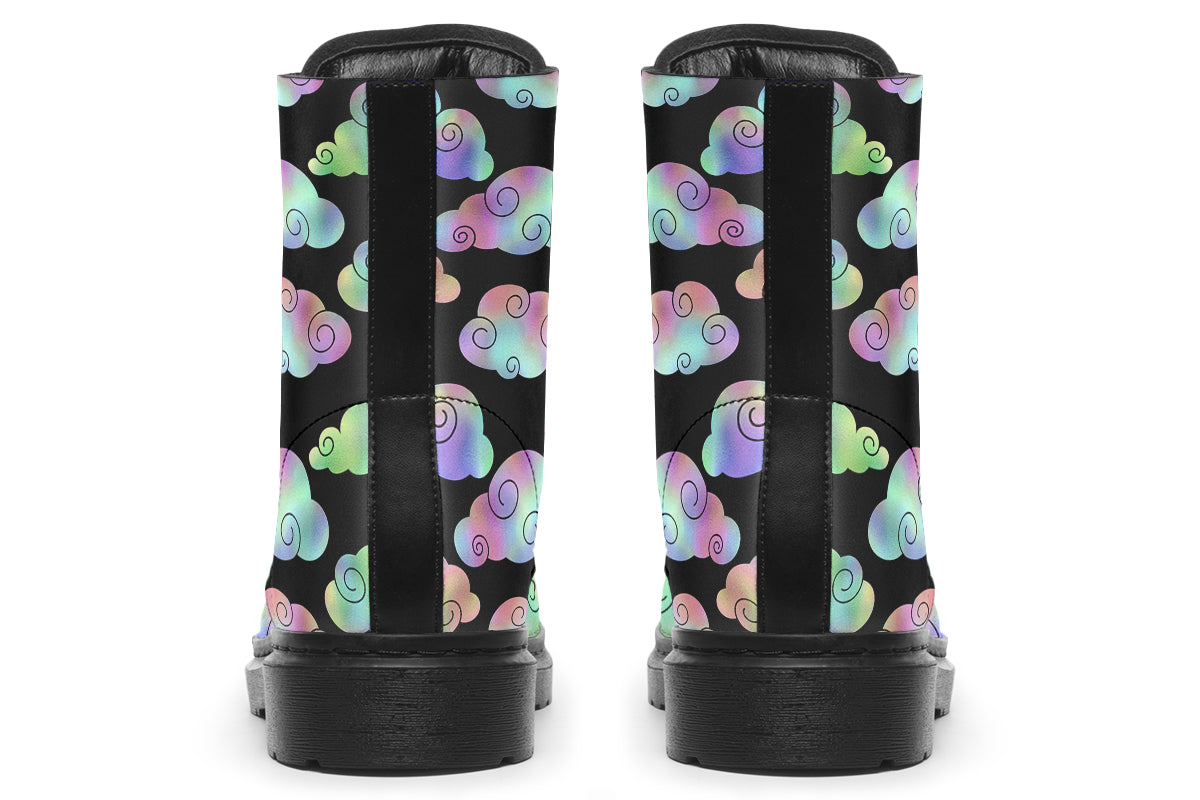Iridescent Clouds Boots