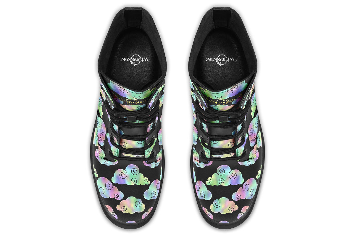 Iridescent Clouds Boots