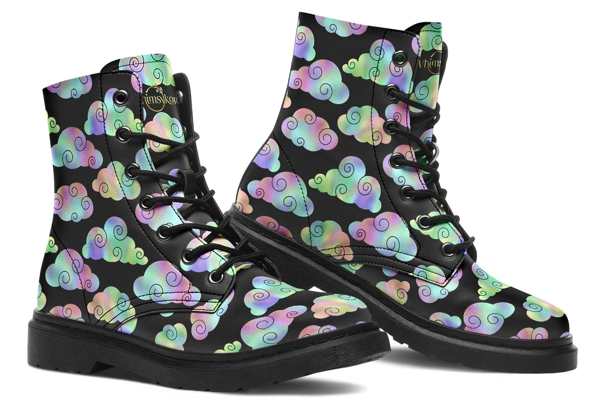 Iridescent Clouds Boots