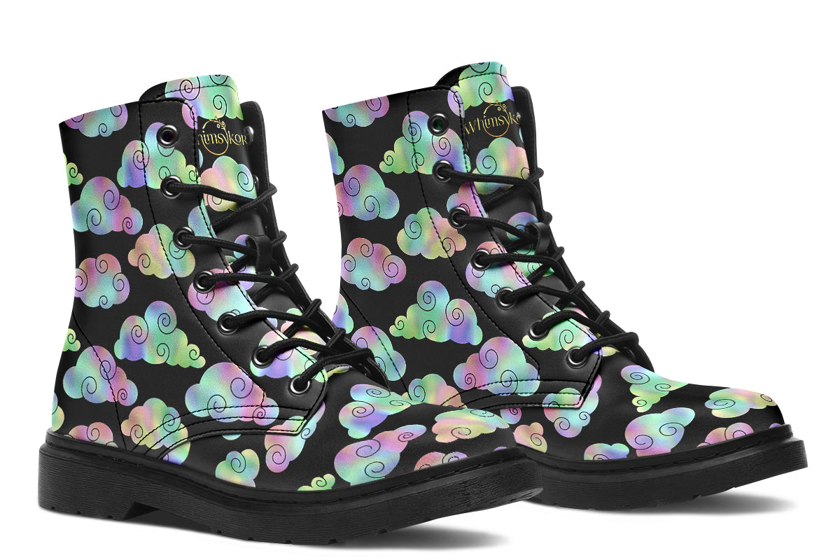 Iridescent Clouds Boots