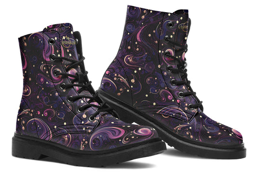 Purple Swirls Boots