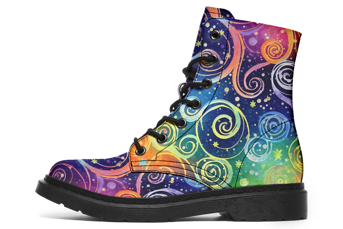 Rainbow Night Boots