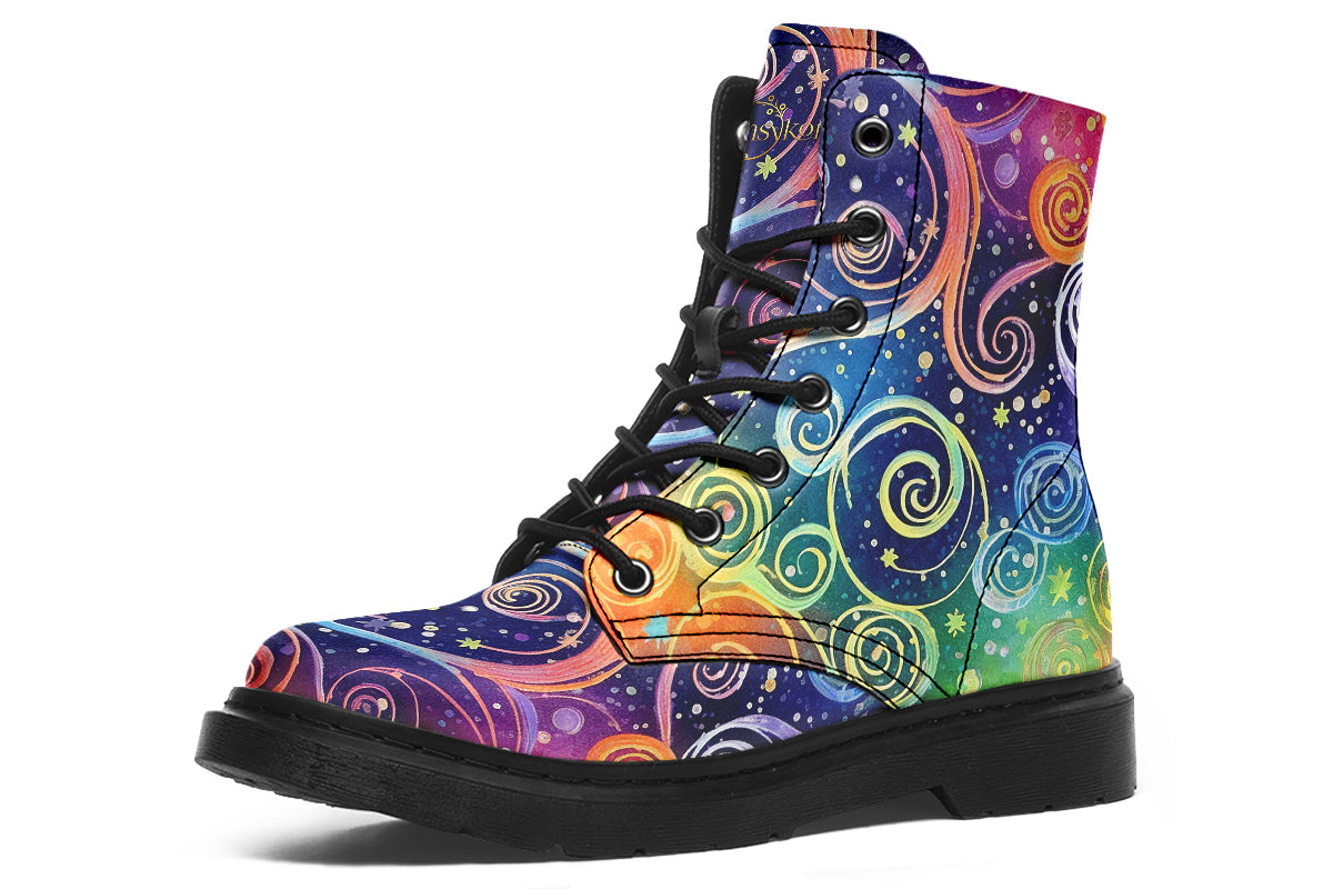 Rainbow Night Boots