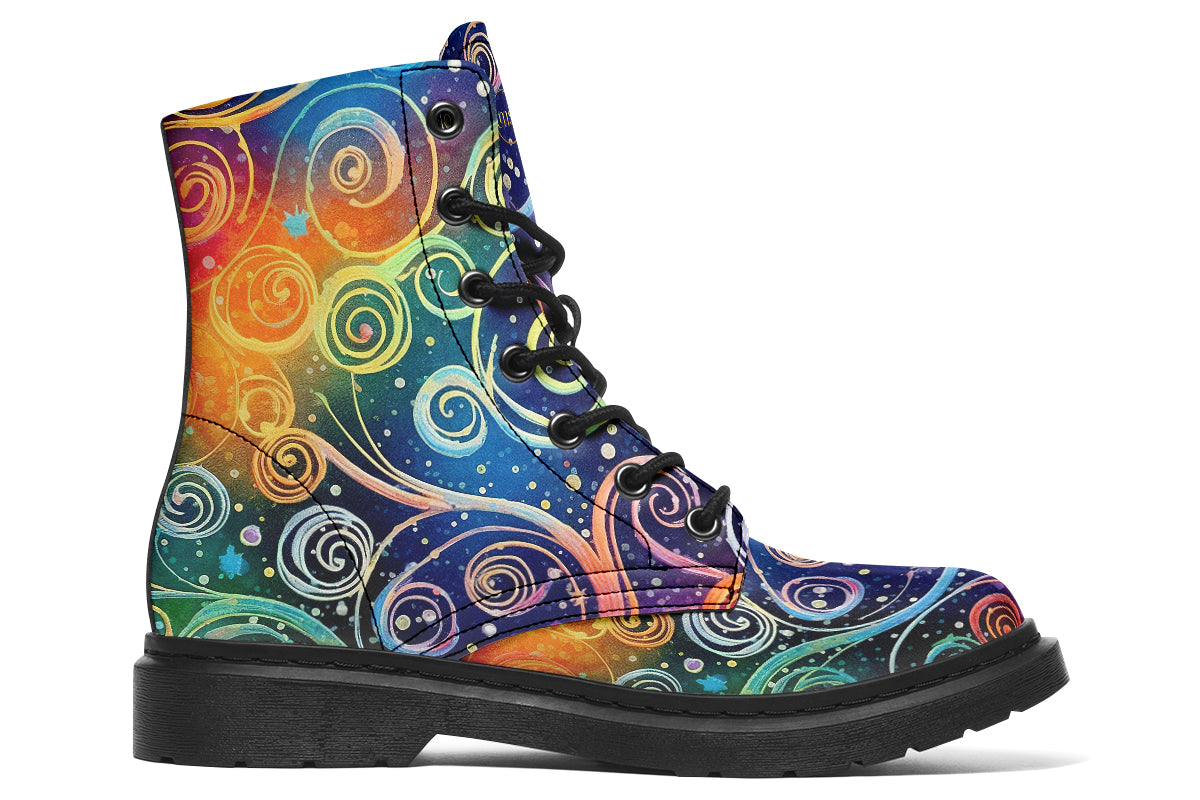 Rainbow Night Boots