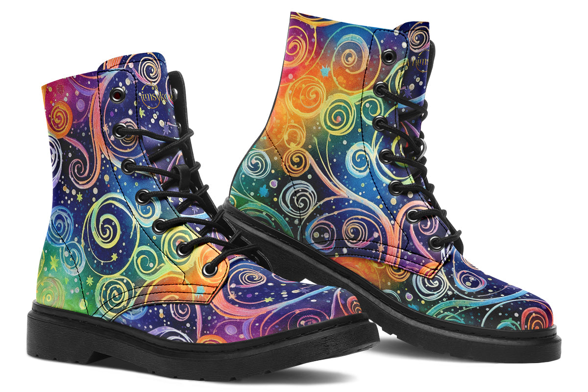 Rainbow Night Boots