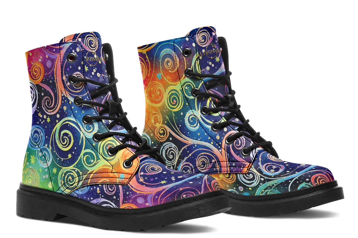 Rainbow Night Boots