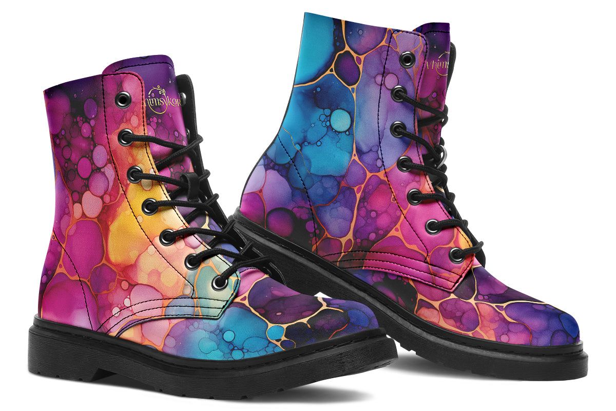 Rainbow Spill Boots