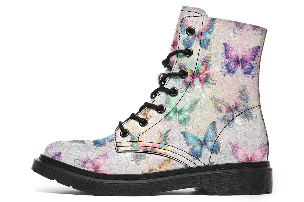 Sparkly Butterflies Boots