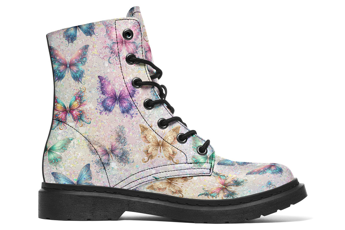 Sparkly Butterflies Boots