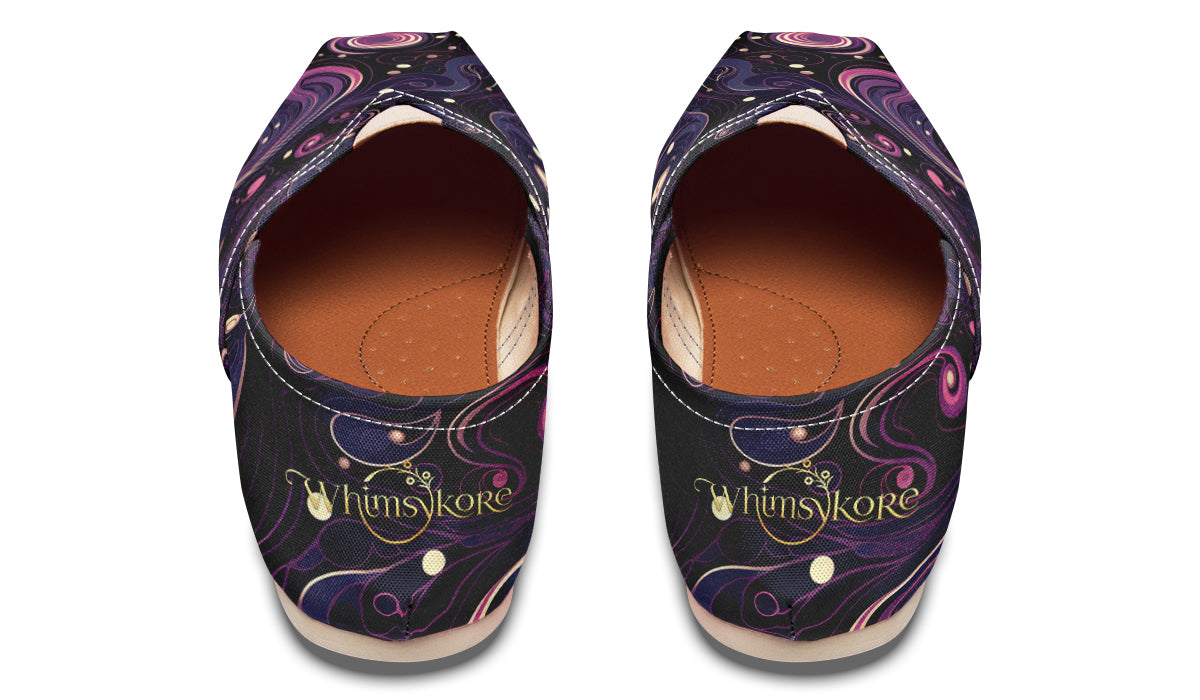 Purple Swirls Casual Shoes