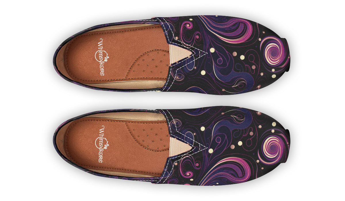 Purple Swirls Casual Shoes