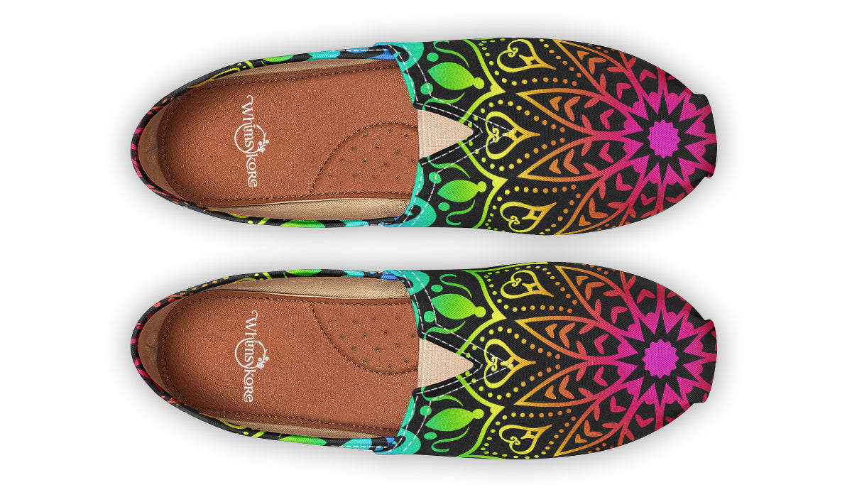 Rainbow Mandala Casual Shoes