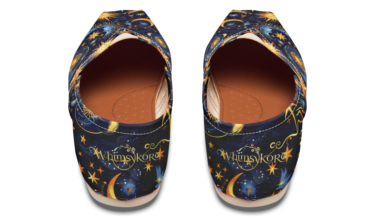 Sun Moon and Stars Casual Shoes