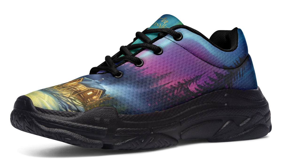 Aurora Borealis Chunky Sneakers