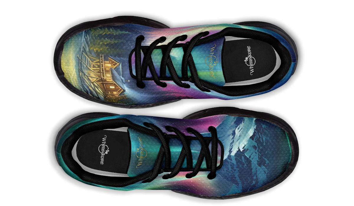 Aurora Borealis Chunky Sneakers