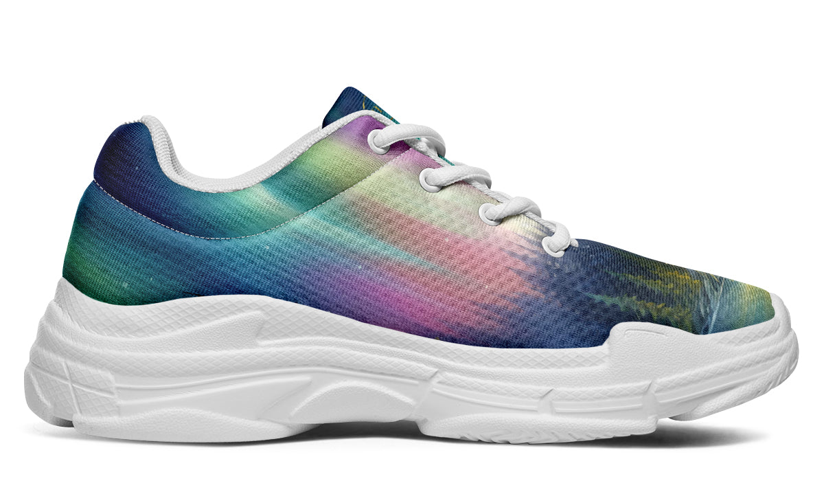 Aurora Borealis Chunky Sneakers