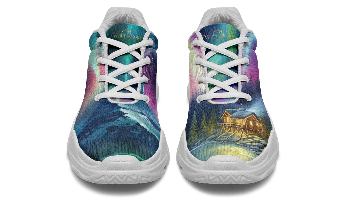 Aurora Borealis Chunky Sneakers