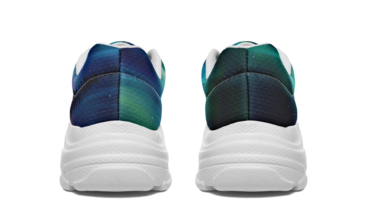 Aurora Borealis Chunky Sneakers