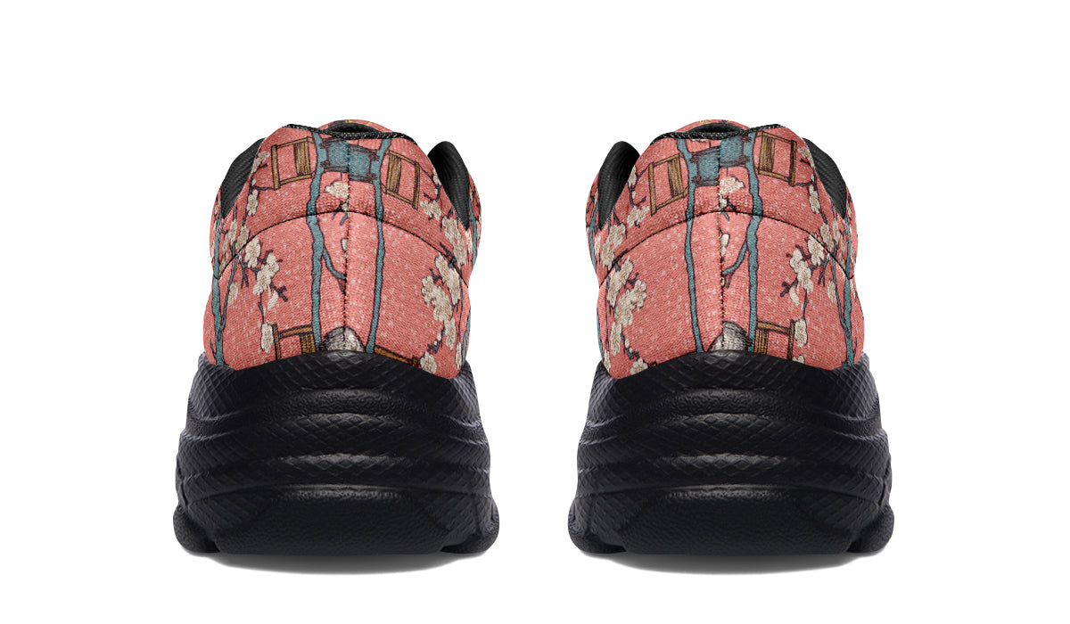 Birds And Blossoms Chunky Sneakers