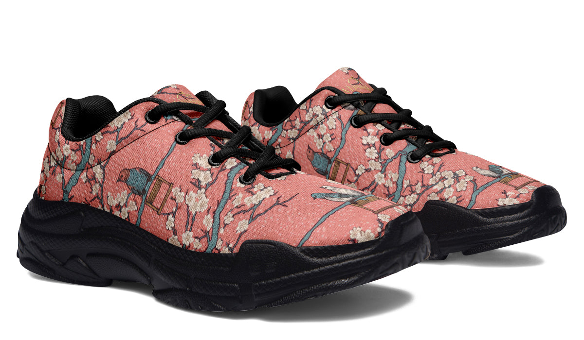 Birds And Blossoms Chunky Sneakers