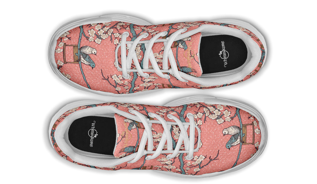 Birds And Blossoms Chunky Sneakers