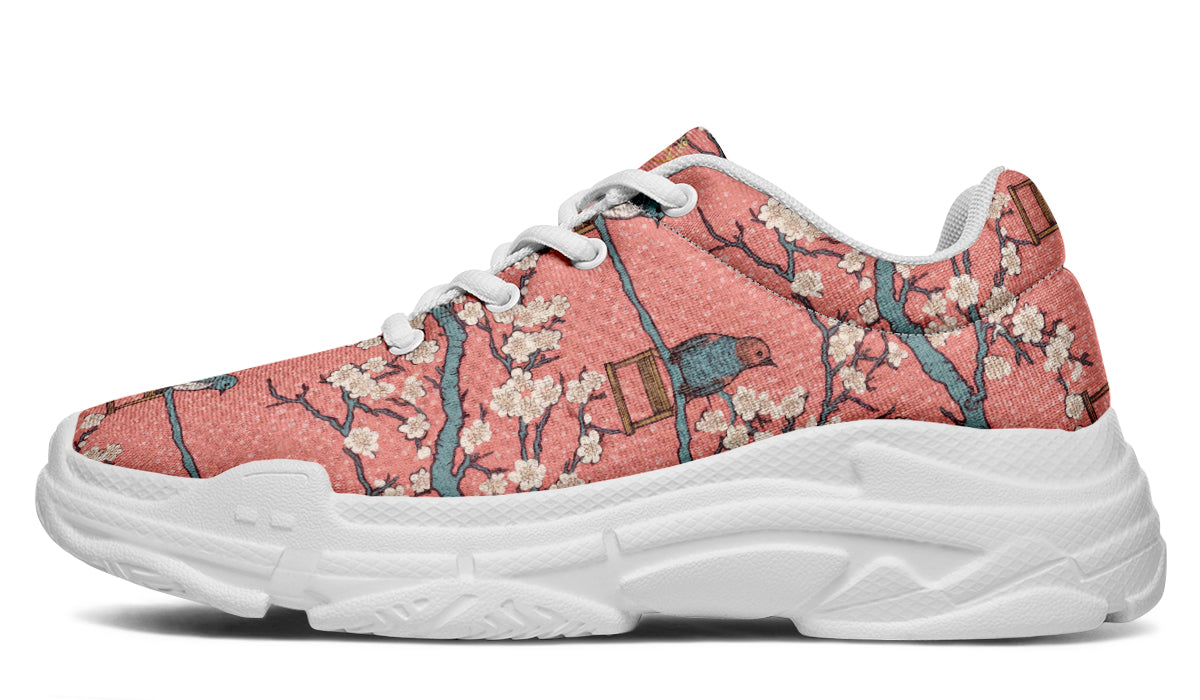 Birds And Blossoms Chunky Sneakers