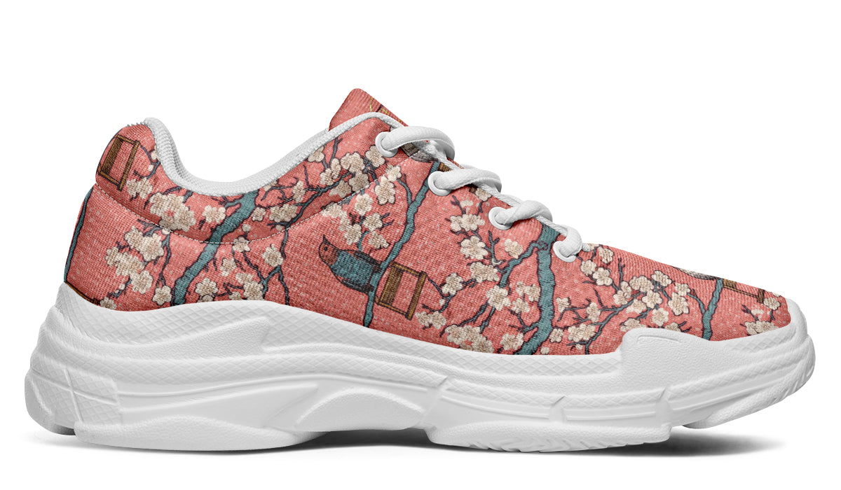 Birds And Blossoms Chunky Sneakers