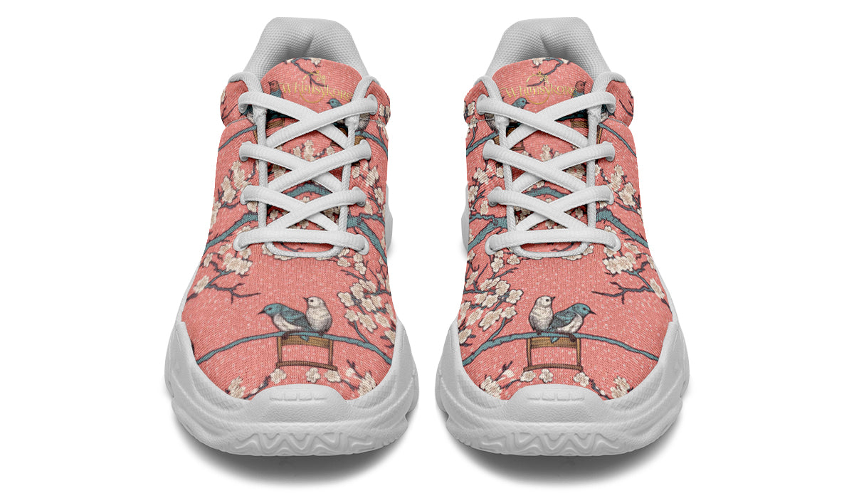 Birds And Blossoms Chunky Sneakers